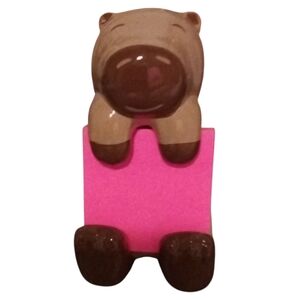 Ceramic Capybara Sticky Note Pad Holder for Desk
